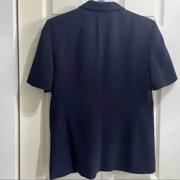 Rena Rowan Navy Blue Short Sleeves Blazer in Size 12 - Picture 2 of 2